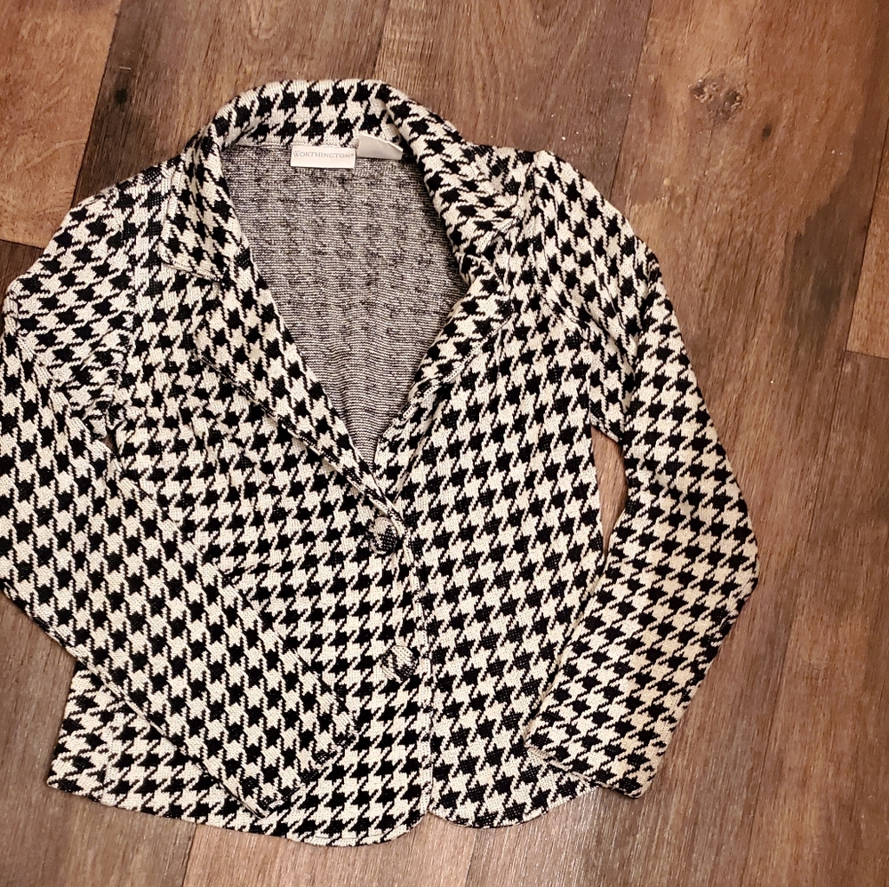 ¡Host Pic! Worthington | Houndstooth Blazer Coat💕